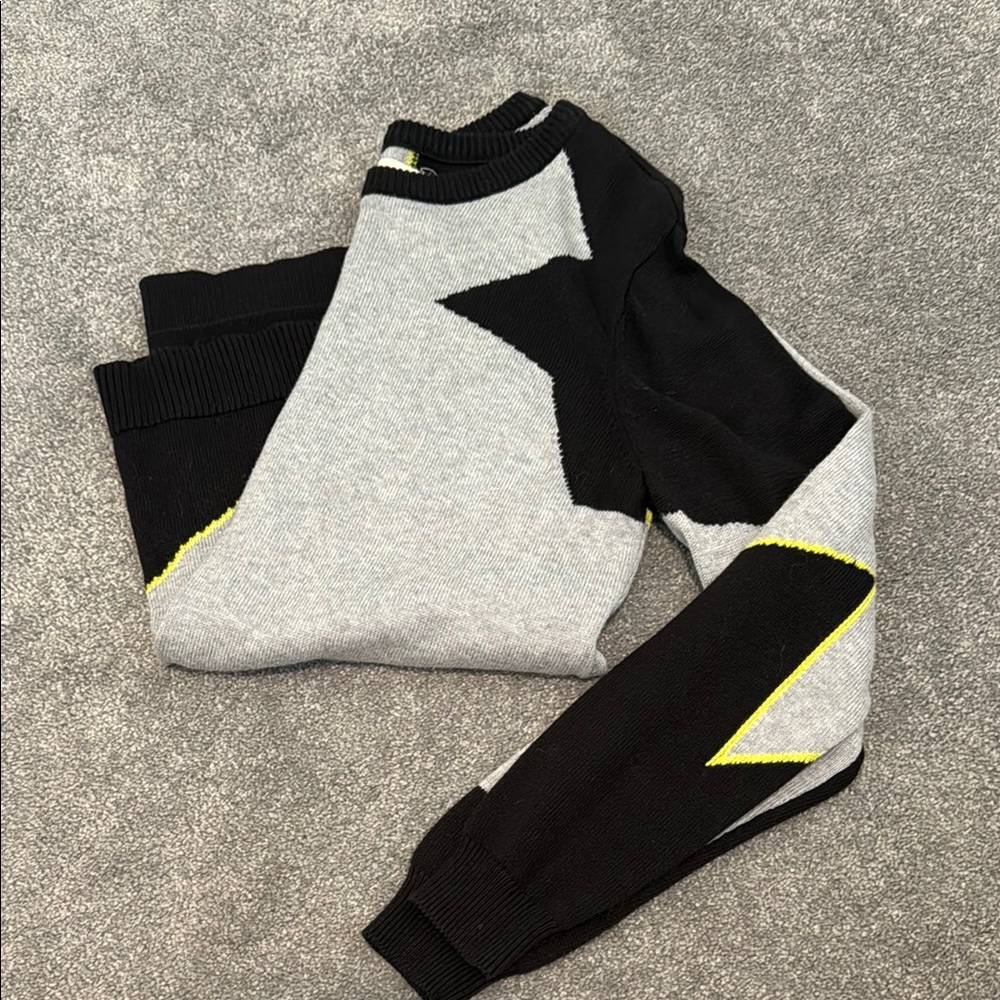 Blank NYC Black and Gray Sweater